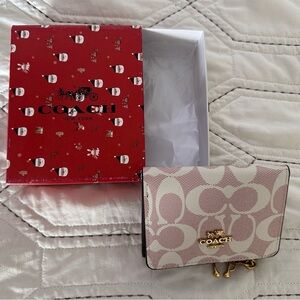 Coach Pink Signature Wallet